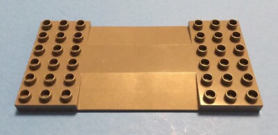 Lego Duplo 6x12 Dot Baseplate Grey Ramp Road bump Road Platform