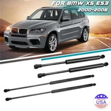 4pcs Front & Tailgate Window Lift Support Gas Struts For BMW X5 E53 2000-2006