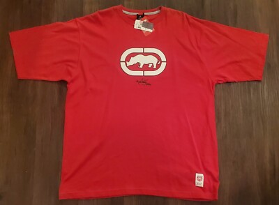Ecko Unlimited The Classic Tee Ecko Big Logo Puff Print Shirt Vintage Y2K NWT's