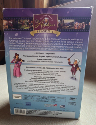 Little Amadeus: Season 1-Box Set-Animated TV Series;Gently Used-no