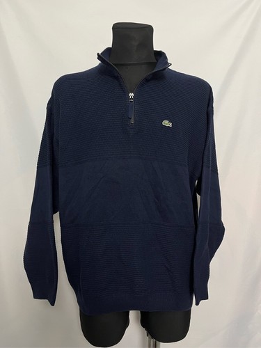 Mens Lacoste 1/4 Half Zip Jumper 