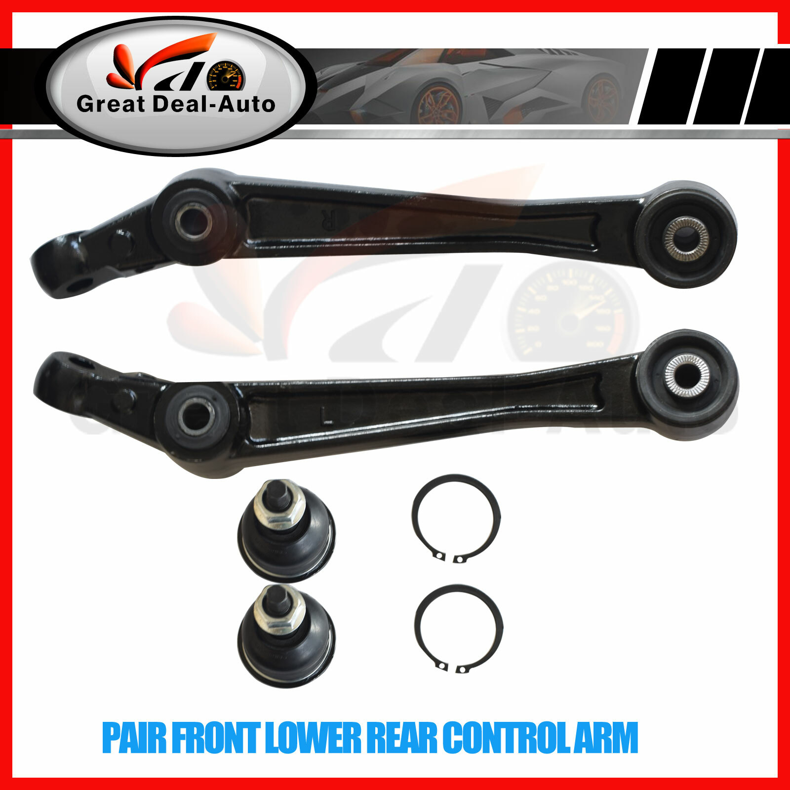 Pair Front Lower Control Arm for Ford Territory SY2 SZ 05/2009 With
