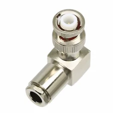 High Voltage coaxial MHV 3000V 3KV Elbow DC Power Connector BNC male clamp RG59