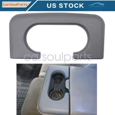 Fit Ford F250 350 99-10 Center Console CUP Holder Replaces Pad Light Flint GREY