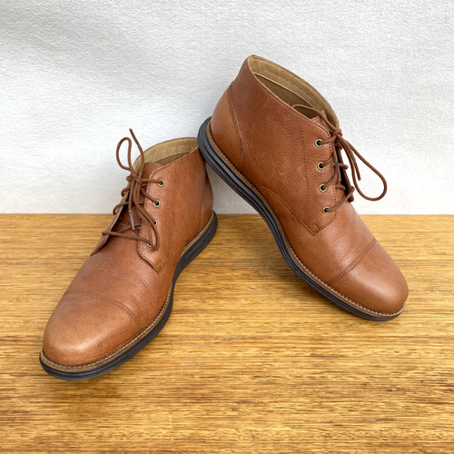 Cole Haan Air Colton Wing Tip Oxfords Shoes Distressed Brown  display picture 1