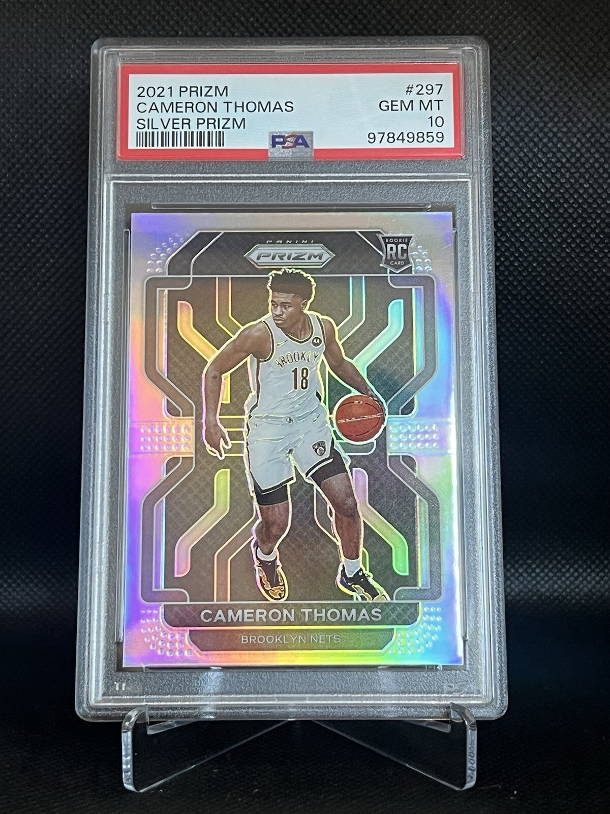 Cam Thomas 2021 Prizm #297 Silver Price Guide - Sports Card Cam Thomas 2021 Prizm #297 Silver Price Guide - Sports Card