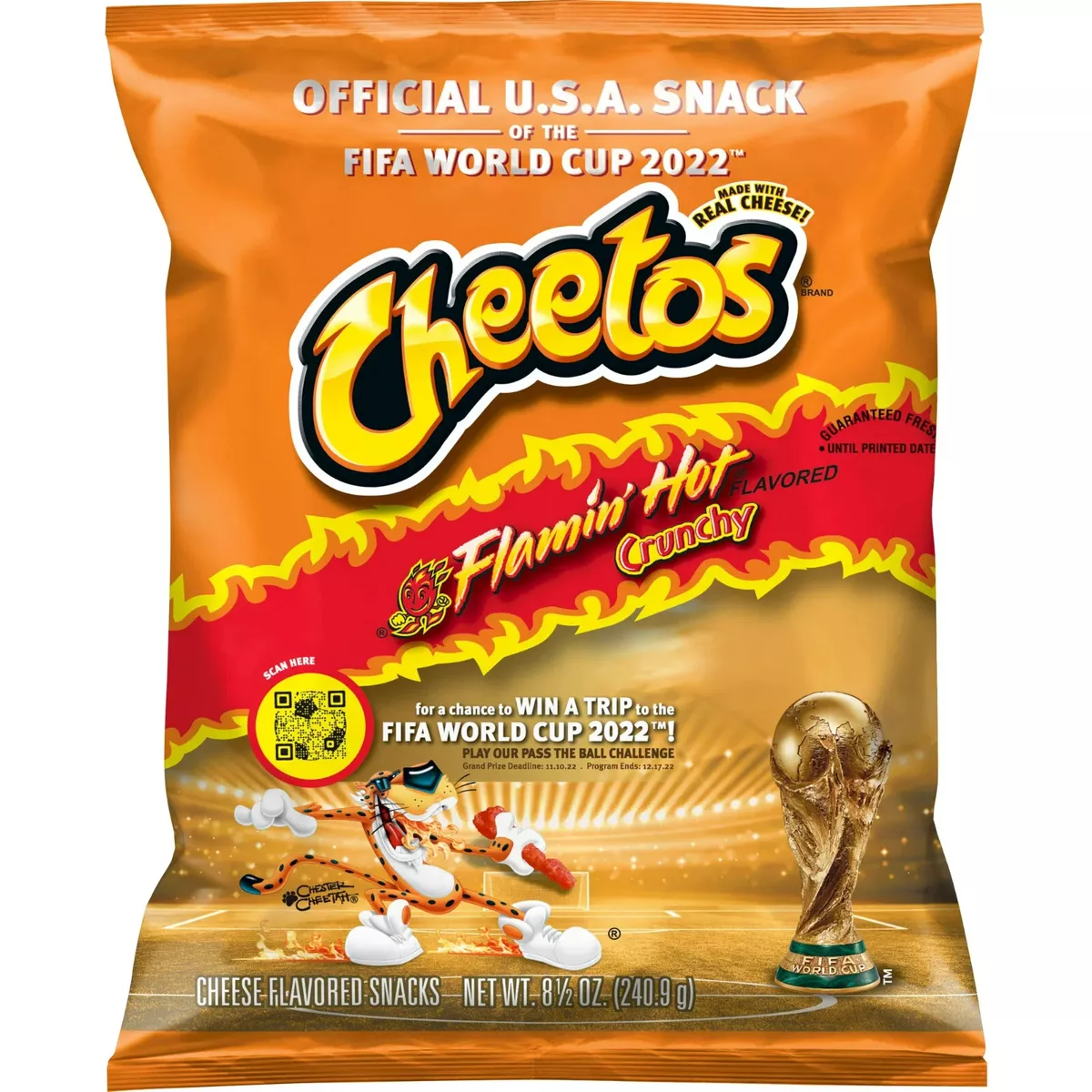 CHEETOS® Crunchy FLAMIN' HOT® Cheese Flavored Snacks