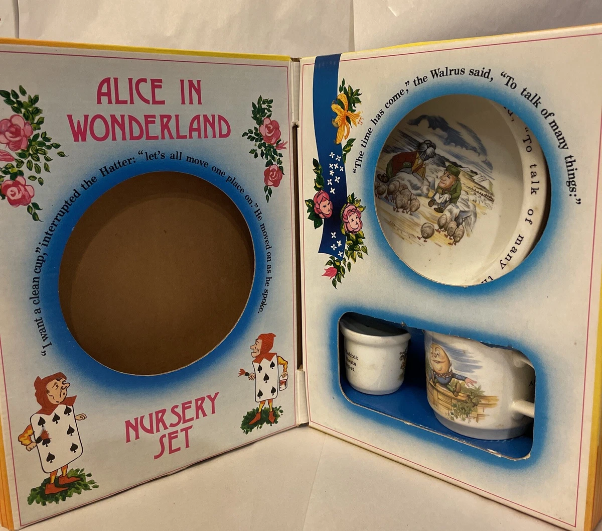 Alice in wonderland nursery bedding top