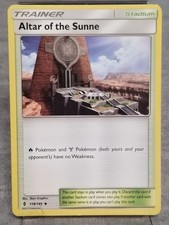 Tarjeta Pokémon Sol Naciente y Luna Guardianes Poco Comunes Altar of the Sunne 118/145