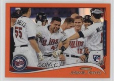2014 Topps Chrome Orange Refractor Josmil Pinto #24 0a7