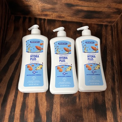 ( Lot 3 )  ALMOND & FLAXSEED OIL HYDRA PLUS BODY LOTION with PUMP 16 oz Each