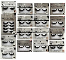 19 Pair Ardell 3D Faux Mink False Eyelashes 854 Black