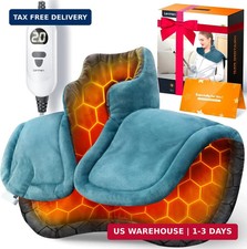Graphene-Infused Heating Pad 3X Deeper Muscle Relief, Weighted Instant Heating P
