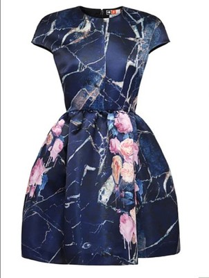MSGM embellished duchesse-satin mini dress Size 40 UK 10