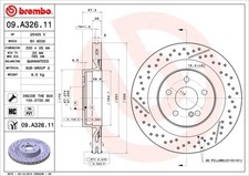 BREMBO 09.A326.11 Brake Disc for MERCEDES-BENZ BREMBO 09.A326.11 Brake Disc for MERCEDES-BENZ