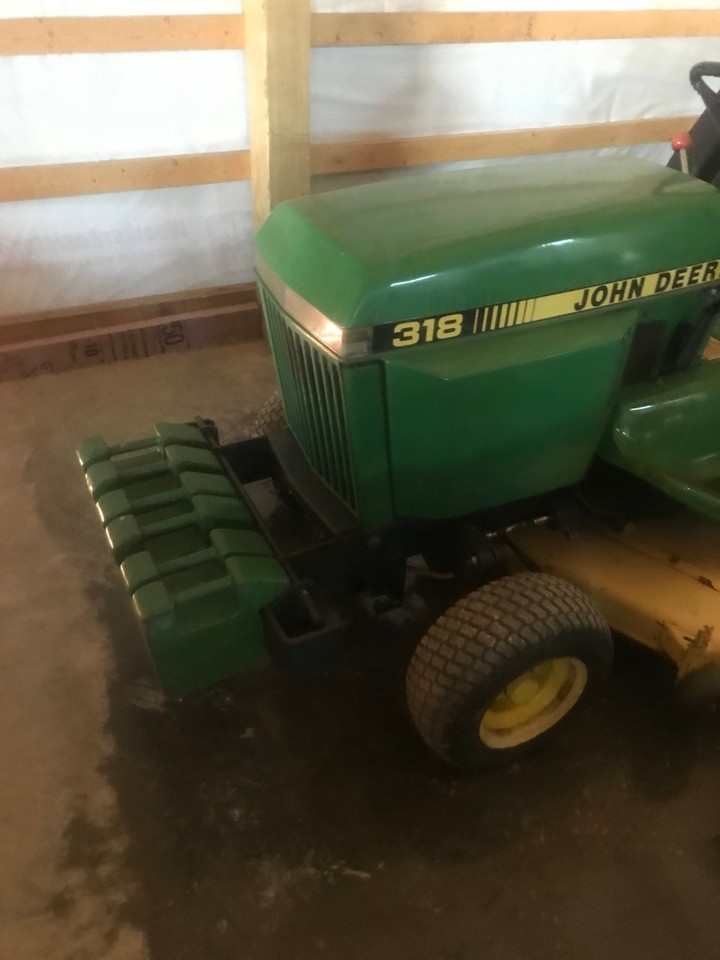 John Deere 316 318 Onan 322 330 332 420 430 Rear Grass Leaf Bagger MCS ...