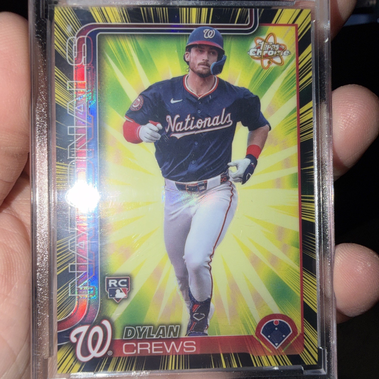 2025 Topps Chrome Dylan Crews Radiating Rookies #RR-8 SSP NATIONALS RC