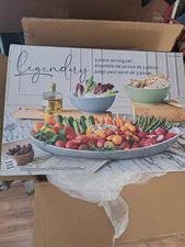  Legendary 3 Peice Stoneware Serving Set 