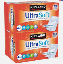Kirkland Signature Fabric Softener Sheets - 2 x 250 Count (500 Sheets) New 2025