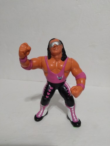 WWF Hasbro 1994 Series 8 Bret Hart Action Figure R...