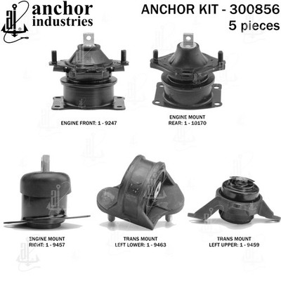 Anchor Engine Mount Kit for 2009-2011 Acura TL 300856
