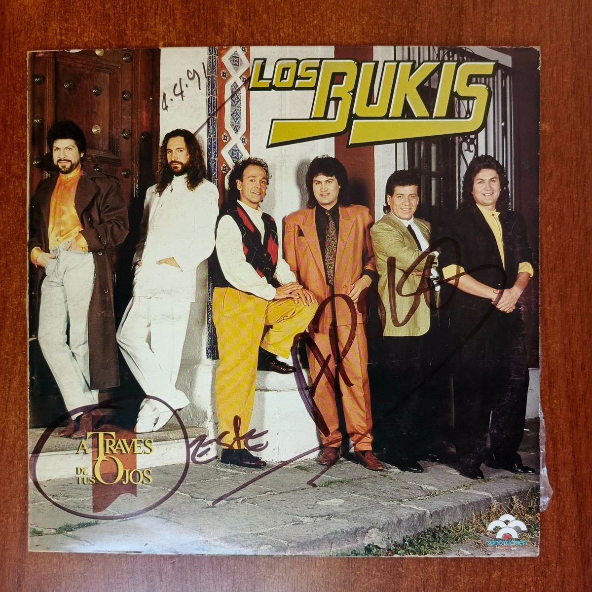 Los Bukis ‎– A Traves De Tus Ojos [1991] Vinyl LP Ballad Sono