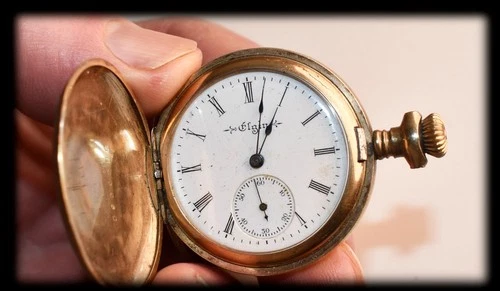 ANTIQUE ELGIN GOLD FILLED POCKET WATCH 20 YEARS GUARANTEED REPAIR OR PARTS