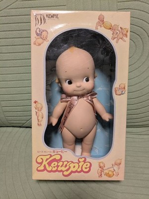Kewpie Puppe Vintage großes rosa Band 27 cm Sammlerstück Spielzeug Retro Anhä...