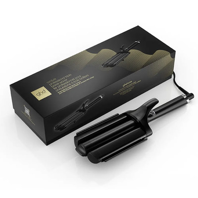 ghd Wave Triple Barrel Waver Schwarz   Welleneisen Beach Waves