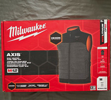 Milwaukee M12 AXIS Heated Vest Kit Unisex M Gray Polyester M300G-21M