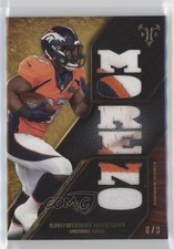 2014 Topps Triple Threads Relics Gold 8/9 Knowshon Moreno #TTR-87 n1u