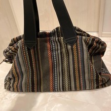 Paul Smith Colorful Stripe Tote Bag Boston Bag