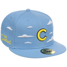 Chicago Cubs The Simpsons NEW ERA 59FIFTY Hat 7 1/2 Clouds Brand New Sticker NWT