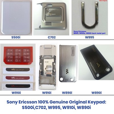 100% Original Sony Ericsson S500i W910i W890i W995 C702 Teile, Gehäuse
