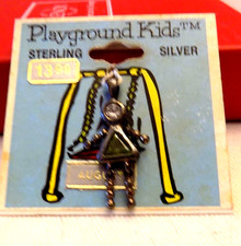 Sterling Clear Birthstone Girl - Charm Pendant