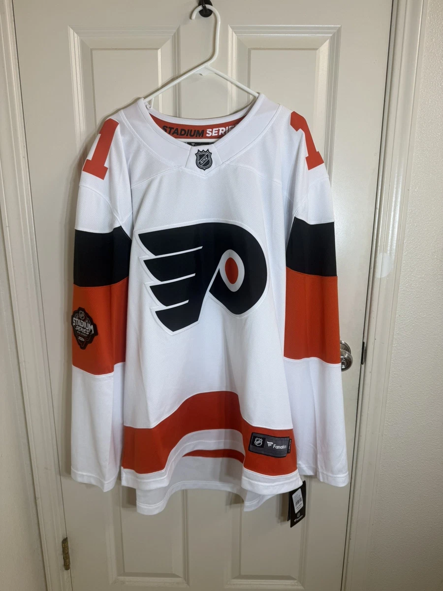 Maillot Hockey Sur Glace Vintage Philadelphia Flyers - CCM - Taille XXL - Homme - Noir/Orange/Blanc