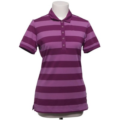 Nike Golf, Poloshirt, Größe: S, Lila, Elasthan/Polyester, Streifen, Damen #k32