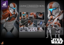 New Hot Toys TMS151 Star Wars Clone Commando Boss 1/6 Action Figure In Stock