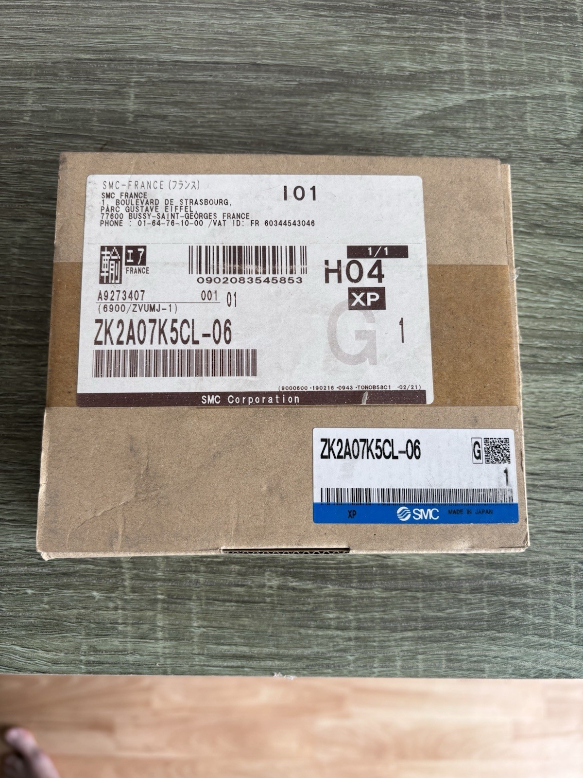 Générateur de vide SMC ZK2A07K5CL-06 à haute aspiration pour robotique