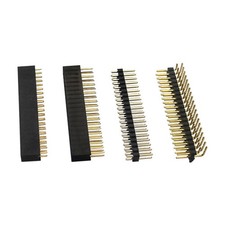 4x 2x20 PIN Socket Dual Male Header Pin Connector for Raspberry Pi Zero/Zero W