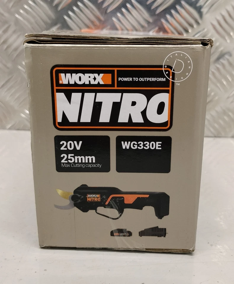 WORX Powershare Cordless Pruning Shears Scissor 25mm 2.0Ah Battery WG330E NEW - Image 2 of 2