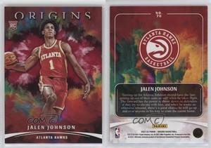 2021-22 Panini Origins Red Jalen Johnson #70 Rookie RC