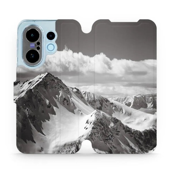 HandyhüLle Mit Klappe FüR Vivo X200 Fe Mobiwear Case Flip Cover Etui Berggipfel-image