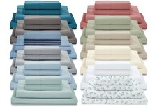 New My Pillow Bed Sheet Set 100% Certified Giza Egyptian Long Staple Cotton