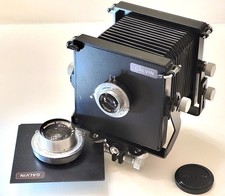 GALVIN MEDIUM FORMAT 6X9 2x3  VIEW CAMERA Graftar 103mm Wollensak 75 mm lenses