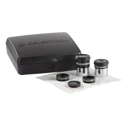 Celestron - PowerSeeker Telescope Accessory Kit - EQ Kit, Black 