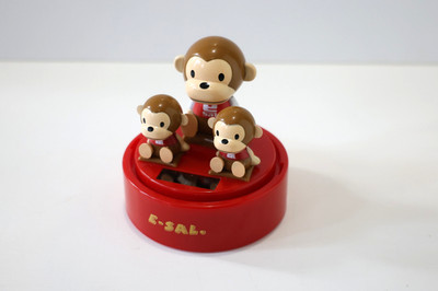 Solar Powered Bobble Head E - SAL Monkeys