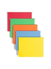 Smead Standard Hanging File Folders, 25 Count,   Assorted Colors , Sizes 