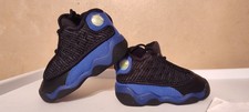 Jordan 13 Retro Black Hyper Royal Unisex Baby Shoes Size 4c Boy Girl