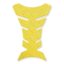 MC Motoparts Plain Yellow Fish Bone Gas Tank Pad Protector Cover Grip Removable